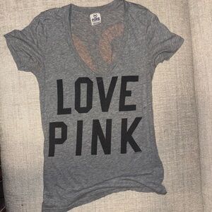 PINK Victoria's Secret Heather Gray Tank